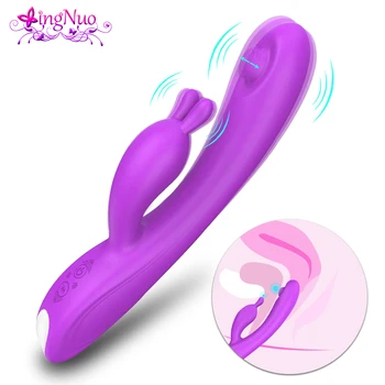 G-Spot Rabbit Vibratorius Moterų Erotinis Sekso Žaislas Moterims Vandeniui Klitorio Stimuliatorius Dildo, Vibratoriai Poroms Suaugusiųjų Produktas