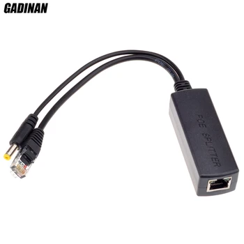 GADINAN Power Over Ethernet Splitter 48V Įvesties ir 12V Išėjimo 48V PoE Splitter Adapteris Tegul 12V DC IP Kameros Tapti POE Fotoaparatas