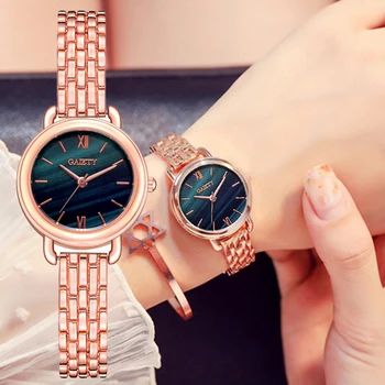 Gaiety Moterų Laikrodžiai Nauja rožinė Aukso, Sidabro Ponios Apyrankę Žiūrėti Vyriški Kvarcas Suknelė Laikrodį Feminino reloj mujer kol saati