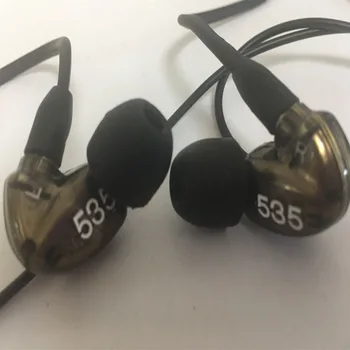 GEROS KOKYBĖS Prekės SE535 Hi-fi Stereo laisvų Rankų įranga SE 535 In ear Ausines Atskiras Laidas Ausinės Dėžutė su 2 Spalvų VS SE215 425