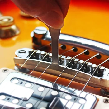 Gitara Luthier Matavimo Įrankių Rinkinys Nustatyti Seką Veiksmų Valdovas, 9 Understring Spindulys Gabaritas Gitaros Remonto 22751