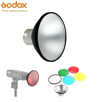 Godox AD-M Standartinis Reflektorius Grožio Patiekalas su 5 Spalvų Filtrai Minkštas Difuzorius už Godox AD200 AD180 AD360 AD360II Kamera Mirksi