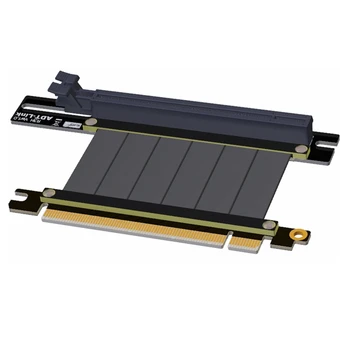 Grafika Kortelės Vertikalus Laikiklis PCIe 3.0 x16 grafika vaizdo plokštė su PCIe 3.0 x16 išplėtimo lizdo kabelio ATX važiuoklės