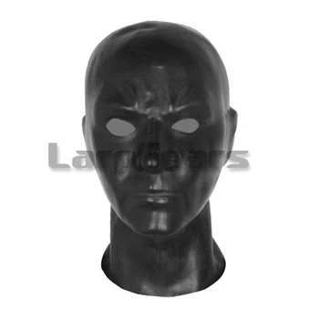 Gumos Latekso Vyrų Veido Kaukė 3D Latekso Formuoti Žmogaus Kaukė(Tinka 59-63cm) atmerktomis Akimis