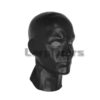 Gumos Latekso Vyrų Veido Kaukė 3D Latekso Formuoti Žmogaus Kaukė(Tinka 59-63cm) atmerktomis Akimis