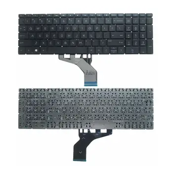 GZEELE Naujas JAV anglų klaviatūra, HP 15-DA 15-DB 15-DX 15-DR 250 G7 255 G7 juoda