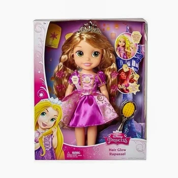 Hasbro Disney Princess Plaukų Spindesį Rapunzel Lėlės Vinilo Žaislai Vaikams Gimtadienio Dovanos Šviesos Mergina Žaislai Žaisti Namuose Apsimesti