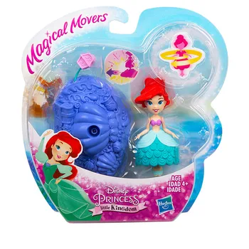 Hasbro Princess Mini Mulan snieguolė Susivėlęs Ariel Lėlės Mažai Karalystė Pasukti Žaislas Mergina Dovana 3735