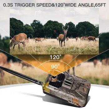 HC-900LTE Medžioklės Kamera, Foto Spąstus 16MP 4G Laukinės gamtos Naktinio Matymo Takas Terminio Vaizdavimo Vaizdo Kameros Medžioklės Skautų Žaidimas