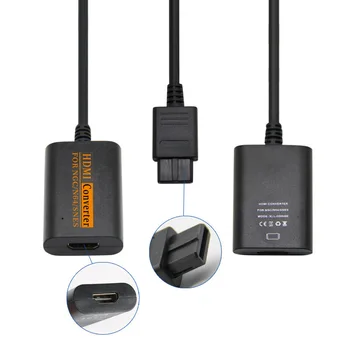 HDMI suderinamus Keitiklio Kabelį Už N64 SNES NGC HDTV Vaizdo Scart Kabelis Patogus Splitter 720P HD Žaidimų Konsolės Perskaičiavimo