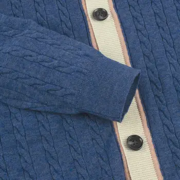 HELLEN&SUMEDĖJUSIŲ/DN Žiemos 2020 Mados Drabužių Mens Megztinis Button Cardigan Naujų Dizainerių ilgomis Rankovėmis Megztinis Vyrams