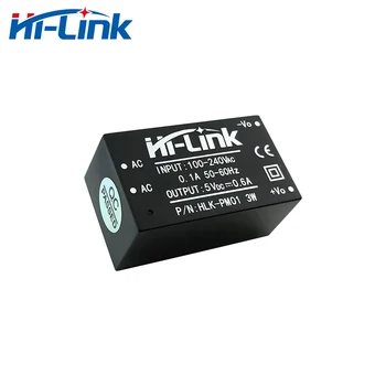 Hi-Link Nemokamas Pristatymas 10vnt HLK-PM01 220V į 5V 3W 600mA Žingsnis Žemyn Izoliuotų Perjungimo Maitinimo Modulis AC DC Konverteris