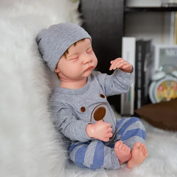 Hoomai Naujus Levi lėlės reborn mažylis berniukas gyvas nekilnojamojo minkšta Šluoste kūno silikono lėlės