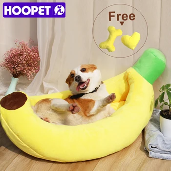 HOOPET Šunų Lova Naminių Kačių Lova Šuo Kvėpuojantis Sofa Smulkaus ir Vidutinio Šunys Super Minkštas Pliušinis Pagalvėlės Produktai Šunims