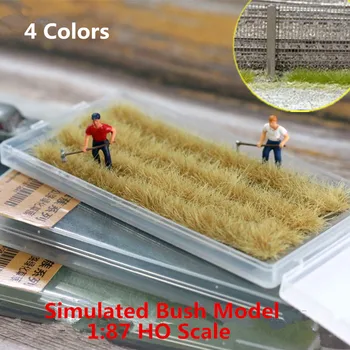 Imitavimo Modelį Arenoje Imituojant Bush Masto Modelis Žolės Kuokštas Žolių Adata Žolės Modelis 