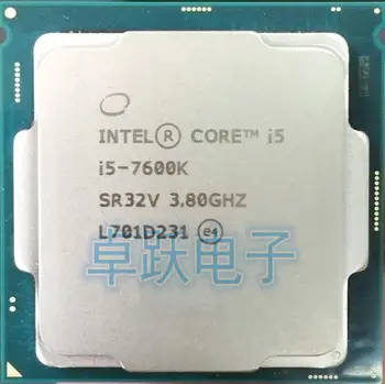 Intel Core i5 7600K i5-7600K 3.8 GHz Quad-Core 6MB Cache TDP 91W 14 nanometers Darbalaukio LGA 1151 CPU Proces nemokamas pristatymas