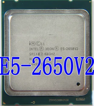 Intel Xeon Processor E5-2650 V2 E5 2650 V2 CPU 2.6 GHZ LGA 2011 SR1A8 Octa Core Desktop procesorius e5 2650V2 gali dirbti 13385