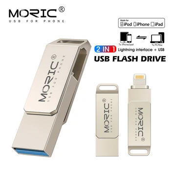 Iphone/ipad/Lightning/ios/OTG flash drive, memory stick pendrive mobiliojo Micro USB Flash Drive 16GB 32GB 64GB pen ratai usb3.0