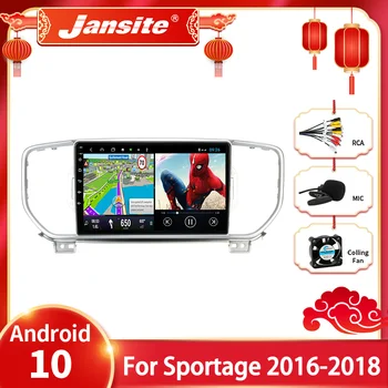 Jansite Android 10.0 Automobilio Radijo KIA Sportage 2016-2018 Multimedia Vaizdo Grotuvas, 2 Din 6G+128G Navigaion GPS Stereo Galvos vienetas