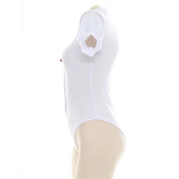 Japonijos Seksualus Kostiumai, Moterims Suaugusiųjų Moksleivės Karvė Cosplay apatinis Trikotažas Kawaii Mielas Bodysuit Apranga Balta Sleepwear Roleplay Naujas