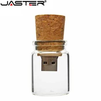 JASTER Stiklo purškalo buteliukas su Kamštienos USB 