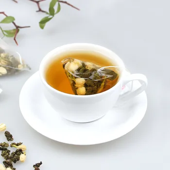 Jazminų žalioji arbata, 150g / maišas trikampis maišelį Jazminų arbatos, žaliosios arbatos maišelis šalto bubble tea Arbatos skonio baltasis persikas Pieno arbata parduotuvė specialių