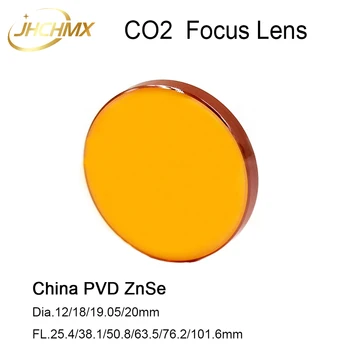 JHCHMX CO2 Lazerio Fokusavimo Objektyvas Kinija PVD ZnSe Objektyvas Dia.12/18/19.05/20mm FL.25.4/38.1/50.8/63.5/76.2/101.6/127mm 1.5 - 5 colių