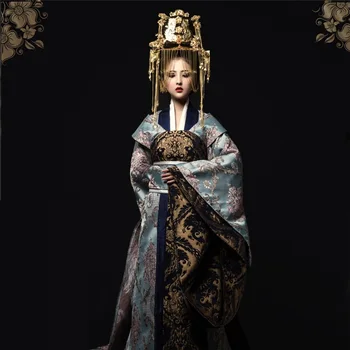 Jiu Čing Spalvingas Imperatorienė Kostiumų TV Žaisti Princesė WeiYoung Kostiumas Teminės Fotografijos Hanfu Cosplay Ilga Uodega