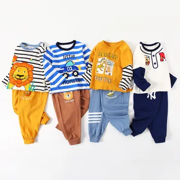 JO&MI 2020 m. rudenį vaikų drabužių rinkinį, vaikiški marškinėliai + kelnės berniukui drabužėlių rinkinys