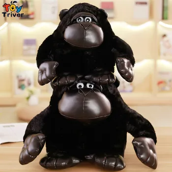 Juodos Gorilos Šimpanzių Orangutan Beždžionė Pliušinis Žaislas Iškamšos Lėlė Baby Vaikams, Vaikų Žaislai, Gimtadienio Dovana, Namų Dekoro Parduotuvė