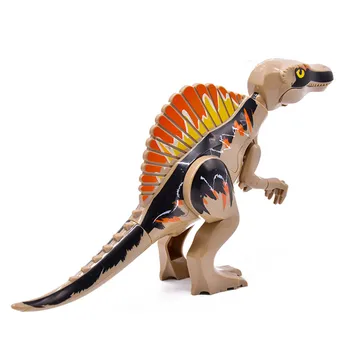 Juros periodo Pasaulio 3d Dinozaurai Spinosaurus Fosilijos Skeletas Modelis Statybiniai Blokai, Plytos Dino Muziejus Švietimo 