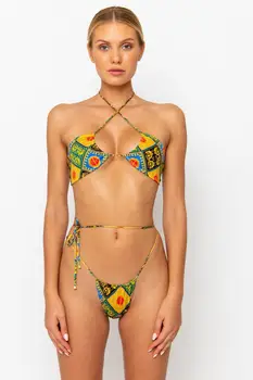 K Jenner Bikini vasarą plaukti moterų Spausdinti maudymosi kostiumėliai, bikini nustatyti brazilijos bikini nustatyti moterų maudymosi kostiumėlį, Maudymosi Kostiumai