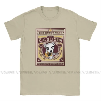 K. K. Slankiklį Koncerto Plakatas T-Shirt Vyrai Gyvūnų Kirtimo Vaizdo Žaidimai, Kūrybinės Medvilnės Tees Trumpomis Rankovėmis T Shirts, Naują Atvykimo Drabužiai