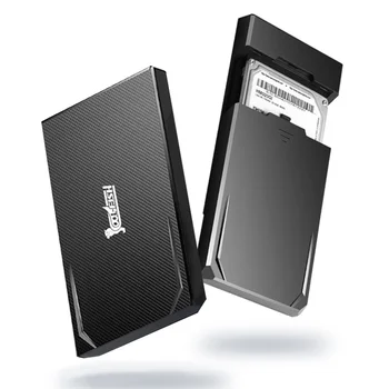 K801 Išorinį Kietąjį Diską, USB Talpyklos 3.1 C Tipo su SATA SSD Atveju 7mm 9.5 mm 2,5 colių HDD Atveju PC Nešiojamas Kompiuteris Acces