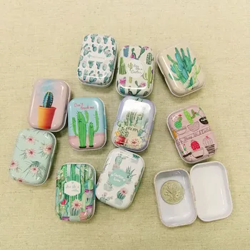 Kaktusas Stiliaus Mini Tabletes Atveju Kolekcionavimo mini Box 