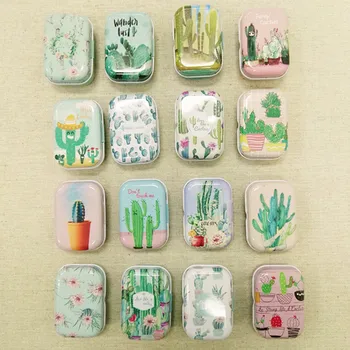 Kaktusas Stiliaus Mini Tabletes Atveju Kolekcionavimo mini Box 