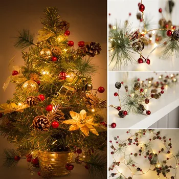 Kalėdų Dekoracijas Namuose Naujųjų Metų 2021 Girliandą Pasakų Styginių Šviesos Kalėdų Papuošalai Kalėdų Medžio Apdaila