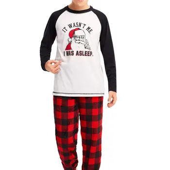 Kalėdų Šeimos Atitikimo Pižama Nustatyti Mielas Elnias Suaugusiųjų Šeimos Vaikas derinti Drabužius Kalėdos Šeimos Sleepwear Pj ' s Set Top+Kelnės