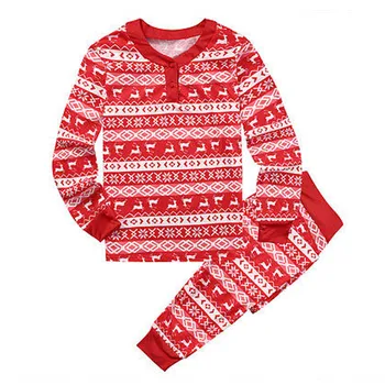 Kalėdų Šeimos Pižama Nustatyti Kalėdos Drabužius Tėvų-vaikų Kostiumas Namų Sleepwear naktiniai drabužiai Kūdikiams, Vaikams, Tėtis, Mama Atitikimo Šeimos Komplektai