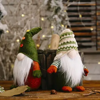 Kalėdų Švedijos Gnome Pliušinis Lėlės Žemės Dievas Santa Statulėlės, Dovanos, Namų Dekoro