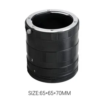 Kameros Adapteris Macro Extension Tube Žiedas Canon d7000 d7100 d5300 d5200 d5100 d5000 d3100 d3200 d3000 d90 d80 d60 d70 DSLR