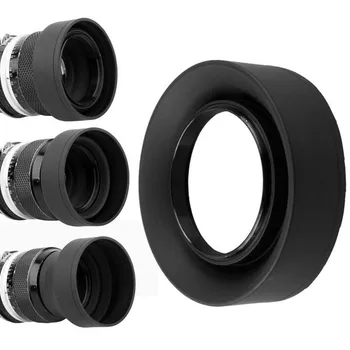 Kameros Lęšis Gaubtai 72mm 3 Etapas Išardomi Gumos Objektyvo Gaubtą, VISIEMS filtro sriegiu Canon Nikon Sigma 
