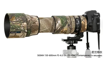 Kameros Lęšis Kamufliažas Lietaus Už SIGMA 150-600mm F5-6.3 DG OS HSM Šiuolaikinio C) objektyvas Lietaus apsaugos atveju
