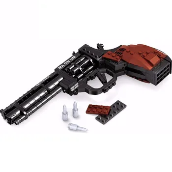 Karinės SWAT Ginklai įrangos pardavimas, biuro įrangos Magnum Revolveris Pistoletas Ginklas Blokai Modelis, Miesto Policijos 
