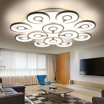 Karšto Modernios LED Lubų šviesos dizaino šviestuvai už kambarį valgomasis lempos art deco šviesos medžiagos Akrilo umbra