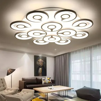 Karšto Modernios LED Lubų šviesos dizaino šviestuvai už kambarį valgomasis lempos art deco šviesos medžiagos Akrilo umbra