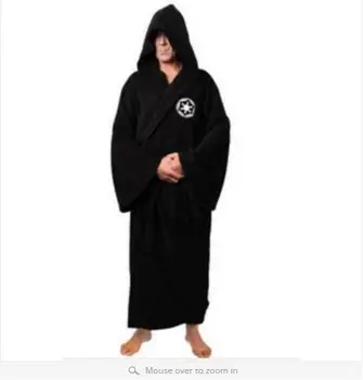 Karšto Pardavimo Koralų Vilnos Terry Jedi Suaugusiųjų Chalatas Rūbeliai Helovyno Cosplay Kostiumas Vyrams Sleepwear