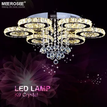 Karšto Pardavimo Šiuolaikinės Kristalų LED Lubų Šviesos Rungtynių Deimantų Kristalų Luminarias LED Įleistinis Sumontuoti Lempos Apšvietimas kambarį