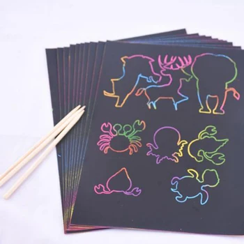 Karšto pardavimui, 50 Lapų Spalvų Magija Rainbow Art Paper Kortelę 