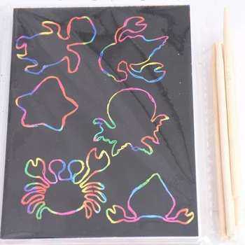 Karšto pardavimui, 50 Lapų Spalvų Magija Rainbow Art Paper Kortelę 